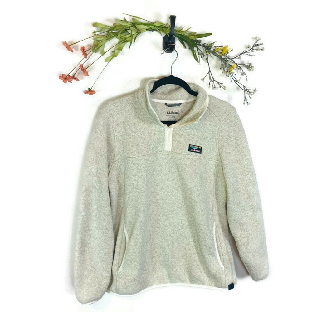 L.L. Bean | Women’s Fleece Pullover- Petites Large